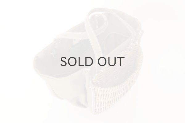 画像8: キャンバス・カゴポケット付トート (13616:BG) (8)