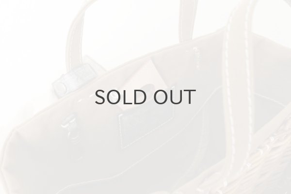 画像11: キャンバス・カゴポケット付トート (13616:BG) (11)