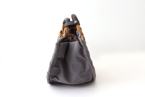 画像4: キャンバス・扇トート (GY) (4)