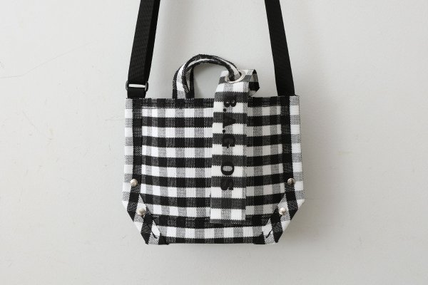 画像3: 6号キャンバス・PVC Y字トート SS (13534:GING) (3)