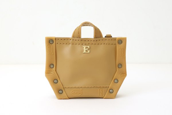 画像2: ◯ミニミニミニ Y字トート・PVC×ヴィブラム E金具 (43510:BG) (2)