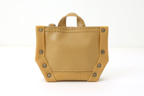 画像4: ◯ミニミニミニ Y字トート・PVC×ヴィブラム E金具 (43510:BG) (4)