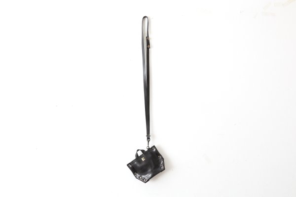 画像9: ◯ミニミニミニ Y字トート・オイルショルダー (43507:BK) (9)