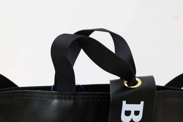 画像8: 6号キャンバス PVC・Y字トート (16537:BKBK) (8)