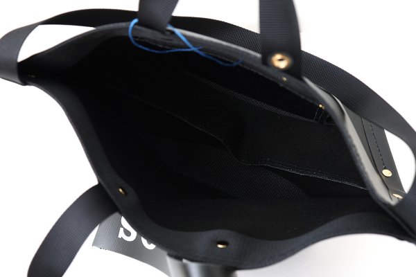 画像11: 6号キャンバス PVC・Y字トート (16537:BKBK) (11)