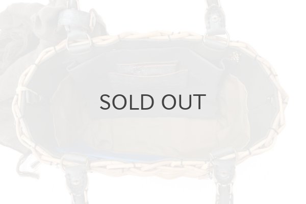 画像11: ブライドル・トート・バスケット・レザーハンドル (麻かぶせ/KH) (11)