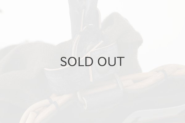 画像8: ブライドル・トート・バスケット・レザーハンドル (麻かぶせ/KH) (8)