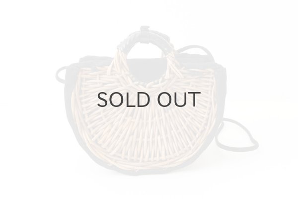 画像3: キャンバス・扇トートミニ (15518:BK) (3)