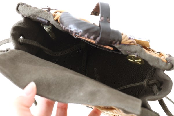 画像10: キャンバス・扇トートミニ (14615:KH) (10)