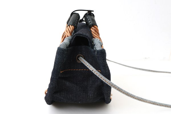 画像6: デニム・扇トートミニ (15580:BL) (6)