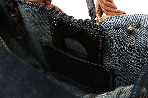 画像13: デニム・扇トートミニ (15580:BL) (13)