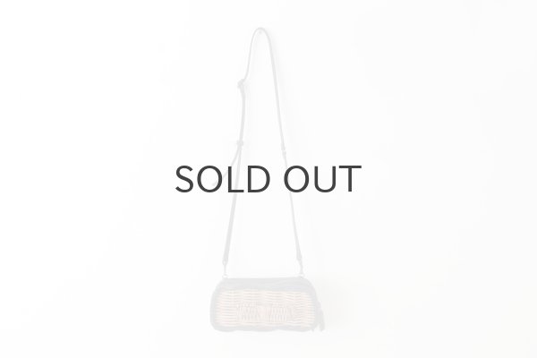 画像2: 別注!! 牛ソフト リボンポシェット (BK） (2)