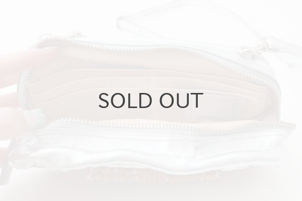 画像9: 別注!! メタリックレザー リボンポシェット (SV） (9)