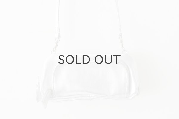 画像6: 別注!! メタリックレザー リボンポシェット (SV） (6)