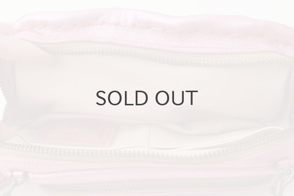 画像10: 別注!! メタリックレザー リボンポシェット (PK） (10)