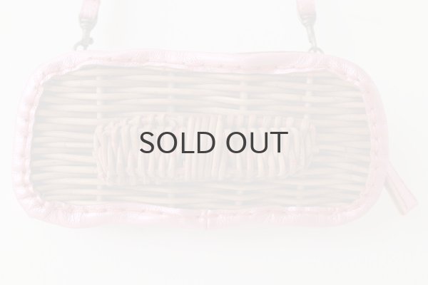 画像3: 別注!! メタリックレザー リボンポシェット (PK） (3)