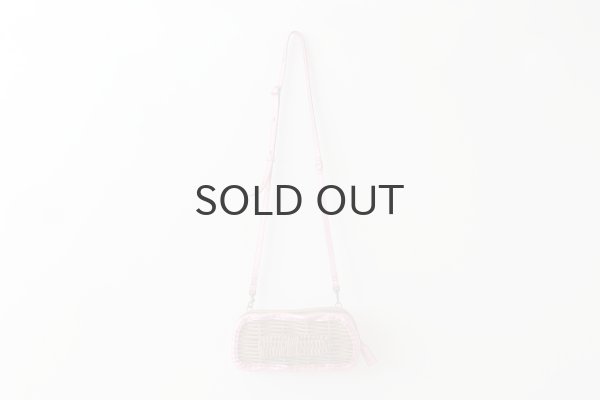 画像2: 別注!! メタリックレザー リボンポシェット (PK） (2)