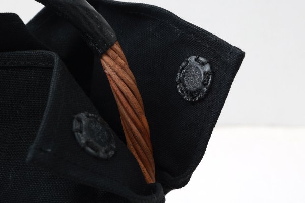 画像7: ブライドル ウィング ラウンド バスケット (BK) (7)