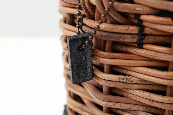 画像8: ブライドル ウィング ラウンド バスケット (BK) (8)