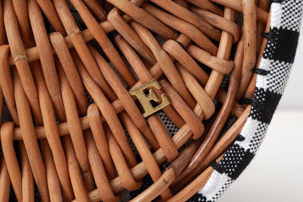 画像7: ギンガム・扇トートミニ (7)