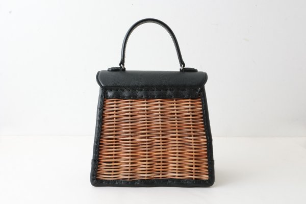 画像3: フニュシュリンク・ハンドバッグ M (BK) (3)