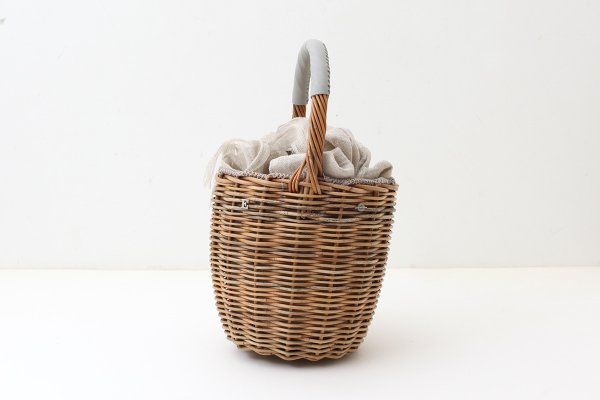 画像4: バケツ M バスケット カラーハンドル (GY) (4)