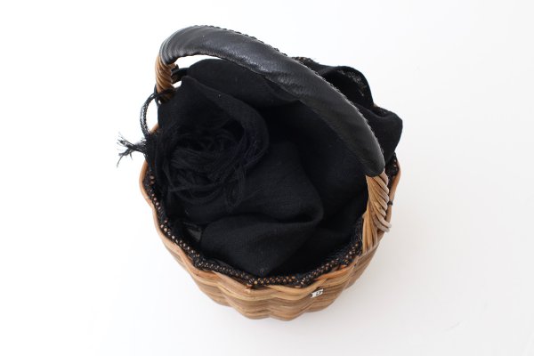 画像9: バケツ M バスケット カラーハンドル (BK) (9)