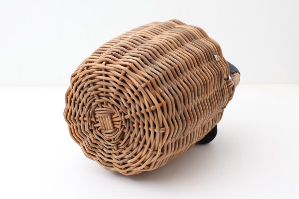 画像5: バケツ M バスケット カラーハンドル (BK) (5)