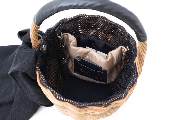 画像12: バケツ M バスケット カラーハンドル (BK) (12)