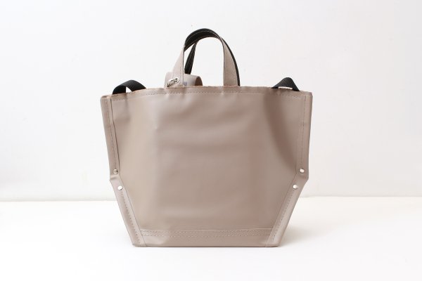 画像3: 8号キャンバス PVC・Y字トート  (16536:GYBK) (3)