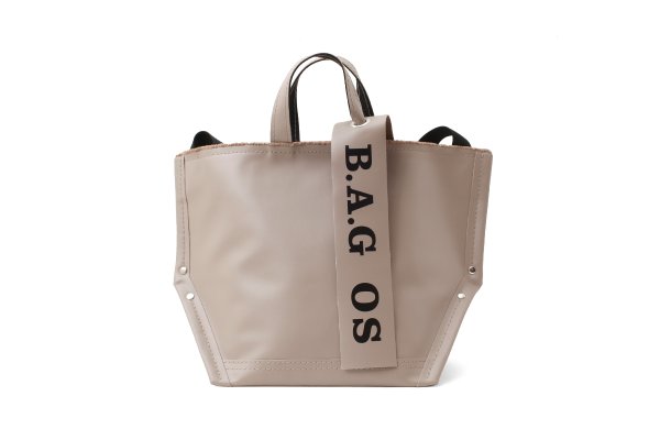 画像1: 8号キャンバス PVC・Y字トート  (16536:GYBK) (1)