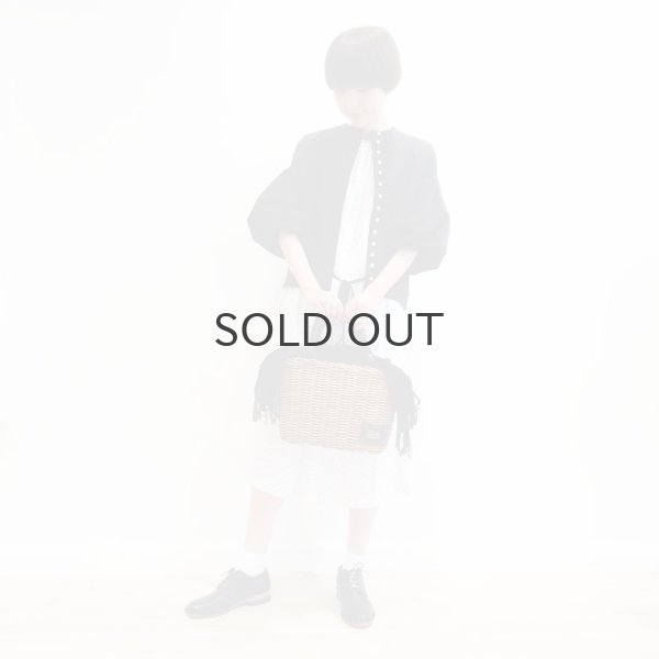 画像16: ブライドル・トート・バスケット・レザーハンドル (麻かぶせ/BK) (16)