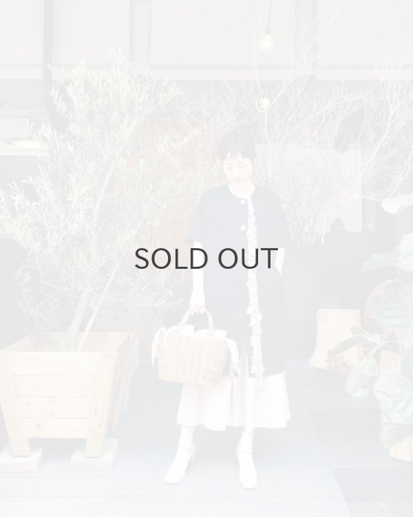 画像18: ブライドル・トート・バスケット・レザーハンドル (麻かぶせ/BK) (18)