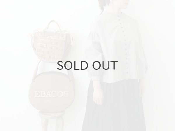 画像11: II TEN KI 高密度サテン 長袖ブラウス (WH) (11)