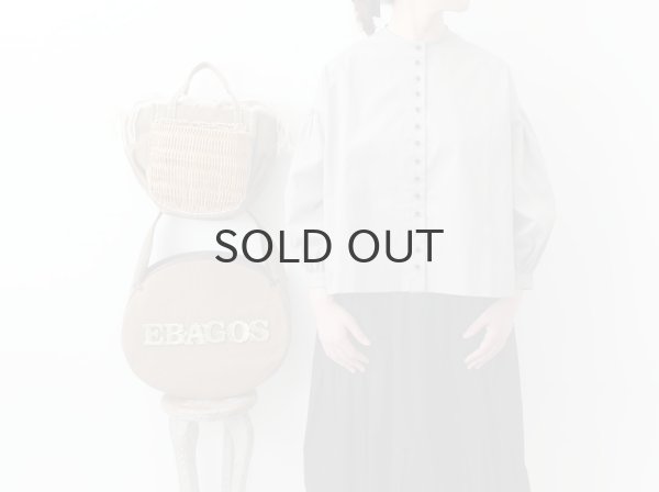 画像10: II TEN KI 高密度サテン 長袖ブラウス (WH) (10)