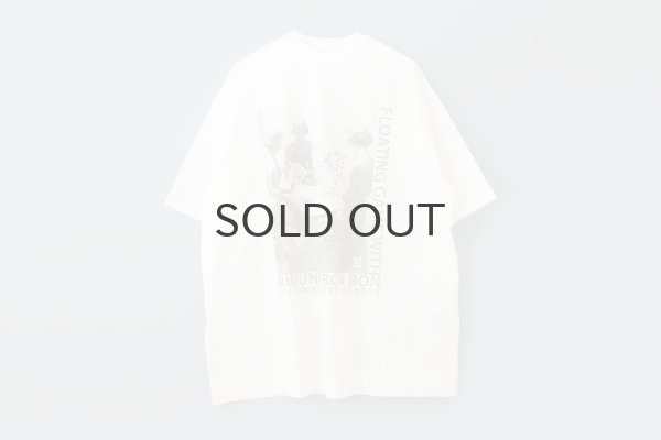 画像1: オーガニック・コットン・プリント Big T-shirt  (55508:WHGY) (1)