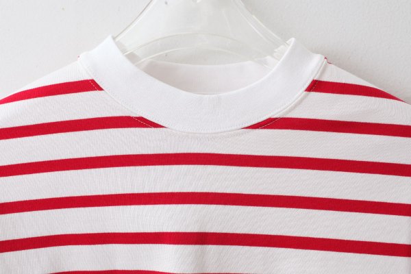 画像6: フレンチスリーブシャツ・ボーダー (56502:WHRD) (6)