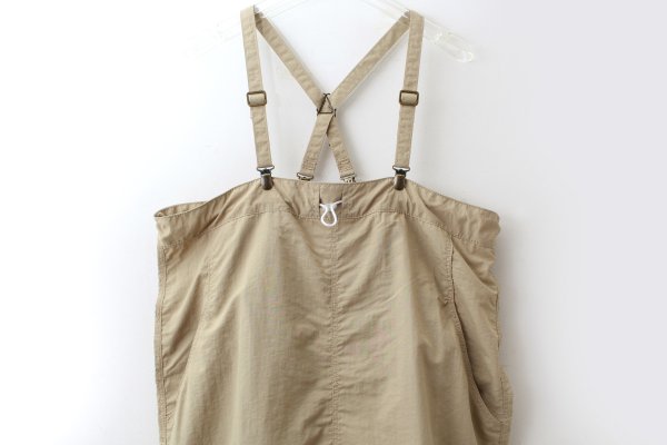 画像3: ナイロンタフタ サスペンダー付きスカート (56528:BG) (3)