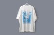 画像1: オーガニック・コットン・プリント Big T-shirt  (55508:WHBL) (1)