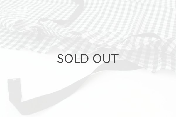 画像4: ギンガムチェック・かぶせ (41503:BK) (4)