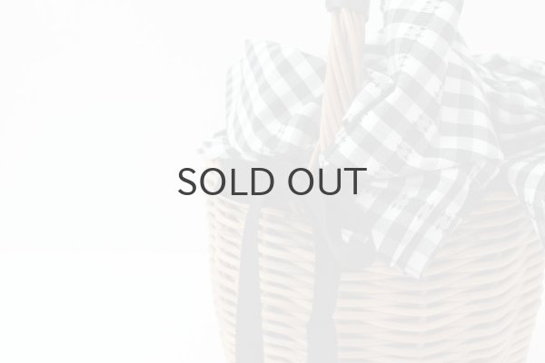 画像6: ギンガムチェック・かぶせ (41503:BK) (6)