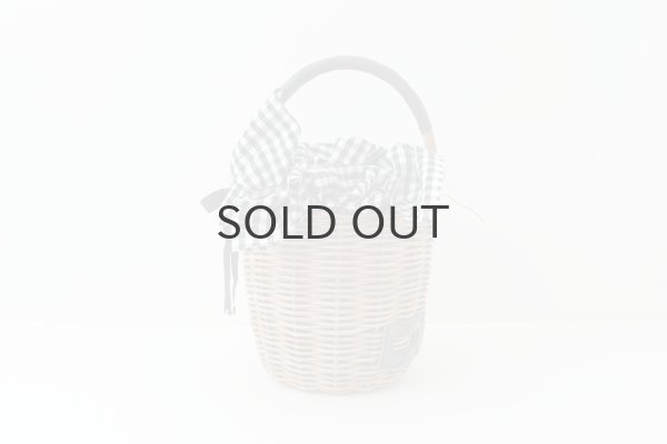 画像5: ギンガムチェック・かぶせ (41503:BK) (5)