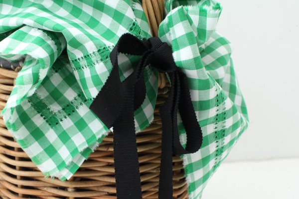 画像8: ◎ ギンガムチェック・かぶせ (41503:GR) (8)