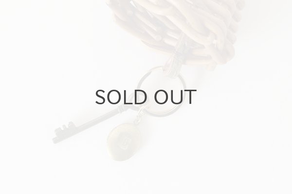 画像4: メタリックレザー バスケット・キーホルダー (GD) (4)