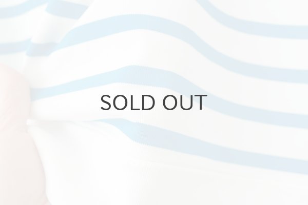 画像11: フレンチスリーブ・シャツ コットンジャージー・ボーダー (55502:WHCY) (11)