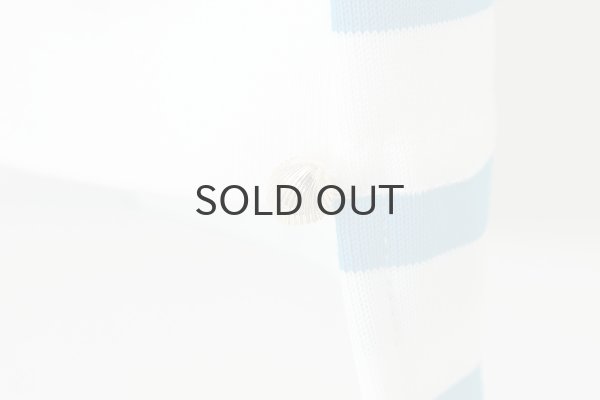 画像9: フレンチスリーブ・シャツ コットンジャージー・ボーダー (55502:WHCY) (9)