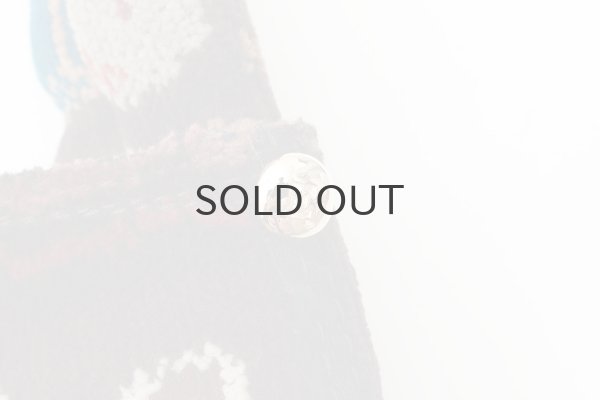 画像6: シェニール・チョコレート ポーチ (45647) (6)