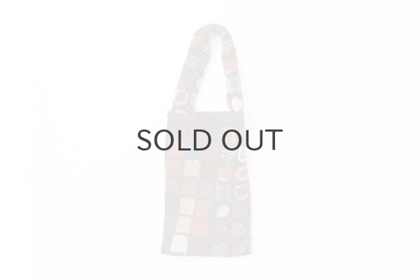 画像2: シェニール・チョコレート ポーチ (45647) (2)