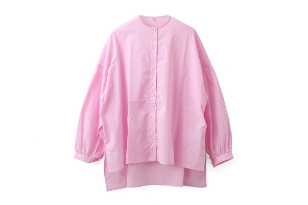 画像1: ボタンブラウス・ ローンブラウス（PK） (1)