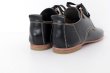 画像5: ブライドルレザー フラット紐靴（BK） (5)
